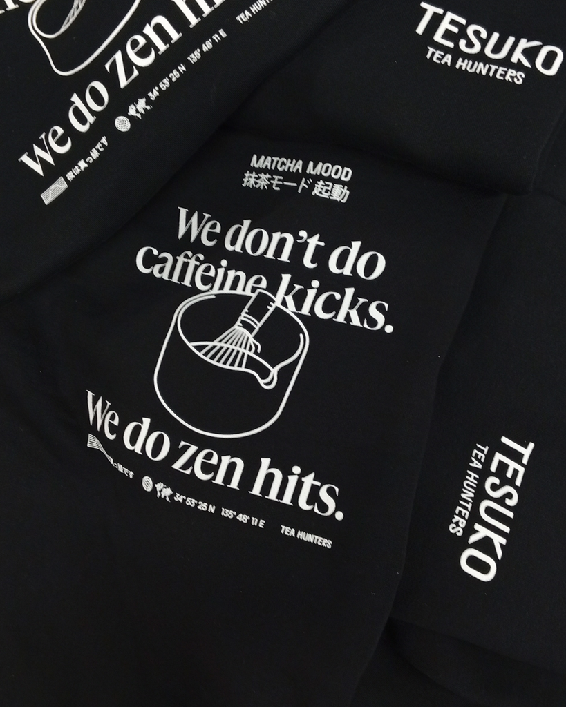 [TSK-SW3001-BKS] TESUKO® SUDADERA - DISEÑO MATCHA (S)