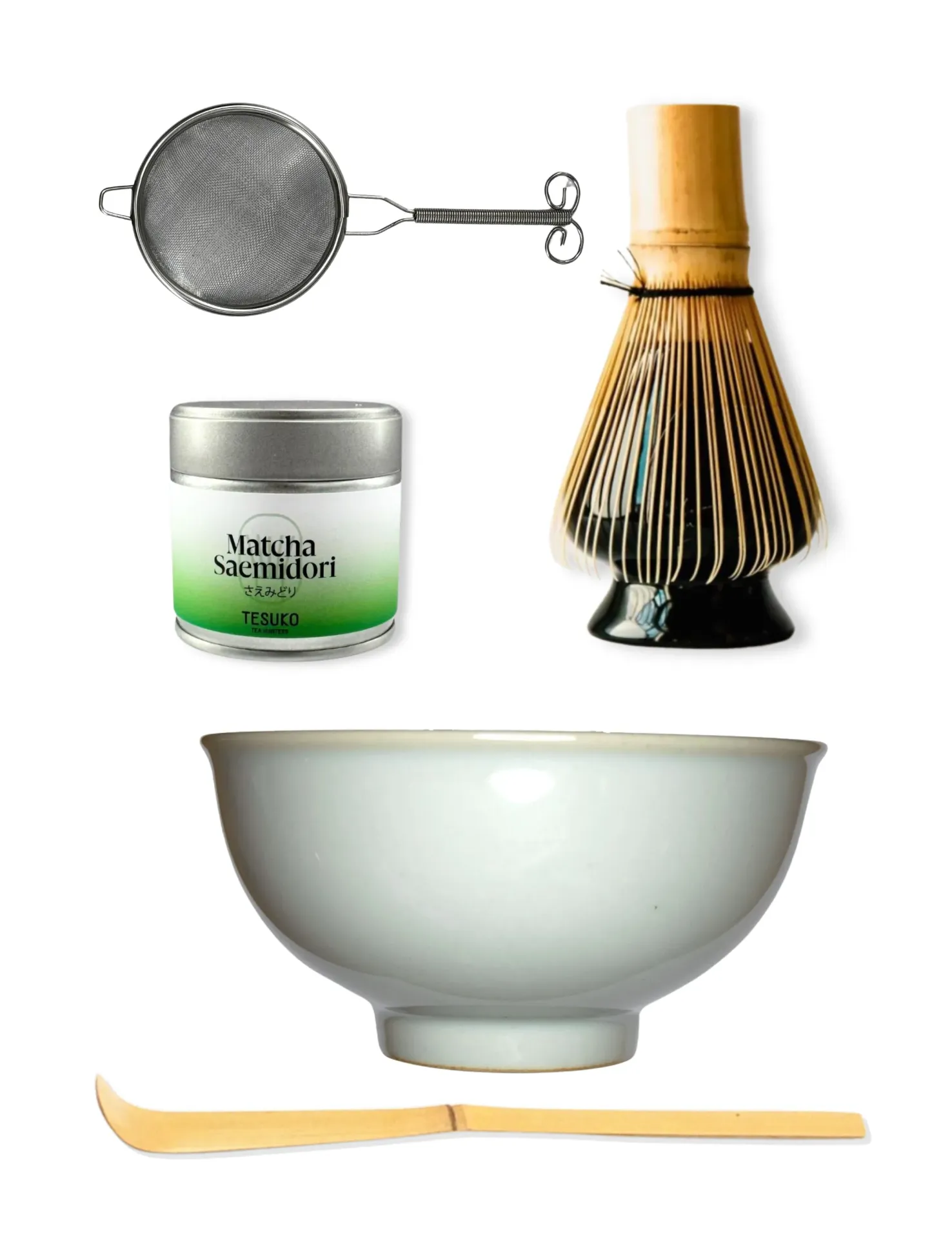 [TSK619PACKCWW_RT] PACK MATCHA CEREMONIAL SAEMIDORI. Blanco